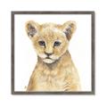 Picture of Lion Babe _GroupedProduct_Square_Mini_ _GroupedProduct_Square_Framed_Matted_