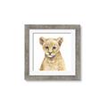 Picture of Lion Babe _GroupedProduct_Square_Mini_ _GroupedProduct_Square_Framed_Matted_