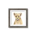 Picture of Lion Babe _GroupedProduct_Square_Mini_ _GroupedProduct_Square_Framed_Matted_