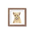 Picture of Lion Babe _GroupedProduct_Square_Mini_ _GroupedProduct_Square_Framed_Matted_