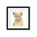 Picture of Lion Babe _GroupedProduct_Square_Mini_ _GroupedProduct_Square_Framed_Matted_