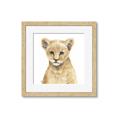 Picture of Lion Babe _GroupedProduct_Square_Mini_ _GroupedProduct_Square_Framed_Matted_