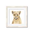 Picture of Lion Babe _GroupedProduct_Square_Mini_ _GroupedProduct_Square_Framed_Matted_