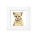 Picture of Lion Babe _GroupedProduct_Square_Mini_ _GroupedProduct_Square_Framed_Matted_