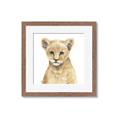 Picture of Lion Babe _GroupedProduct_Square_Mini_ _GroupedProduct_Square_Framed_Matted_