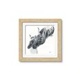 Picture of Mom and baby Zebra _GroupedProduct_Square_Mini_ _GroupedProduct_Square_Framed_Matted_