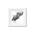 Picture of Mom and baby Zebra _GroupedProduct_Square_Mini_ _GroupedProduct_Square_Framed_Matted_