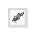 Picture of Mom and baby Zebra _GroupedProduct_Square_Mini_ _GroupedProduct_Square_Framed_Matted_