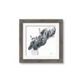 Picture of Mom and baby Zebra _GroupedProduct_Square_Mini_ _GroupedProduct_Square_Framed_Matted_