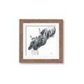 Picture of Mom and baby Zebra _GroupedProduct_Square_Mini_ _GroupedProduct_Square_Framed_Matted_