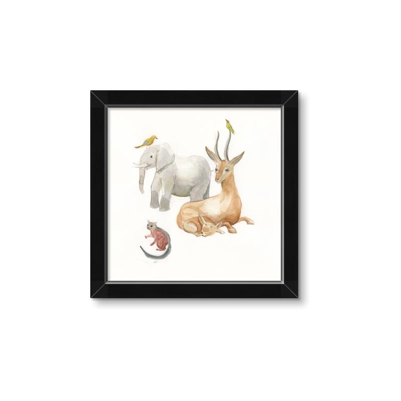 Picture of Safari Squad III  _GroupedProduct_Square_Mini_ _GroupedProduct_Square_Framed_Matted_