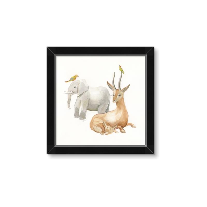 Picture of Safari Squad IV _GroupedProduct_Square_Mini_ _GroupedProduct_Square_Framed_Matted_