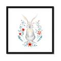 Picture of Wild Bunny _GroupedProduct_Square_Mini_ _GroupedProduct_Square_Framed_Matted_