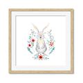 Picture of Wild Bunny _GroupedProduct_Square_Mini_ _GroupedProduct_Square_Framed_Matted_