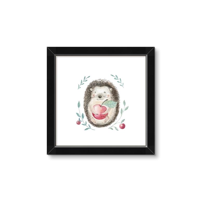 Picture of Wild Hedgehog _GroupedProduct_Square_Mini_ _GroupedProduct_Square_Framed_Matted_