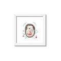 Picture of Wild Hedgehog _GroupedProduct_Square_Mini_ _GroupedProduct_Square_Framed_Matted_