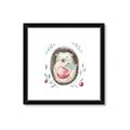 Picture of Wild Hedgehog _GroupedProduct_Square_Mini_ _GroupedProduct_Square_Framed_Matted_