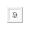 Picture of Wild Hedgehog _GroupedProduct_Square_Mini_ _GroupedProduct_Square_Framed_Matted_