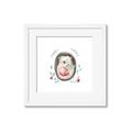 Picture of Wild Hedgehog _GroupedProduct_Square_Mini_ _GroupedProduct_Square_Framed_Matted_