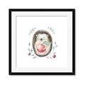 Picture of Wild Hedgehog _GroupedProduct_Square_Mini_ _GroupedProduct_Square_Framed_Matted_