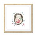 Picture of Wild Hedgehog _GroupedProduct_Square_Mini_ _GroupedProduct_Square_Framed_Matted_