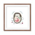 Picture of Wild Hedgehog _GroupedProduct_Square_Mini_ _GroupedProduct_Square_Framed_Matted_