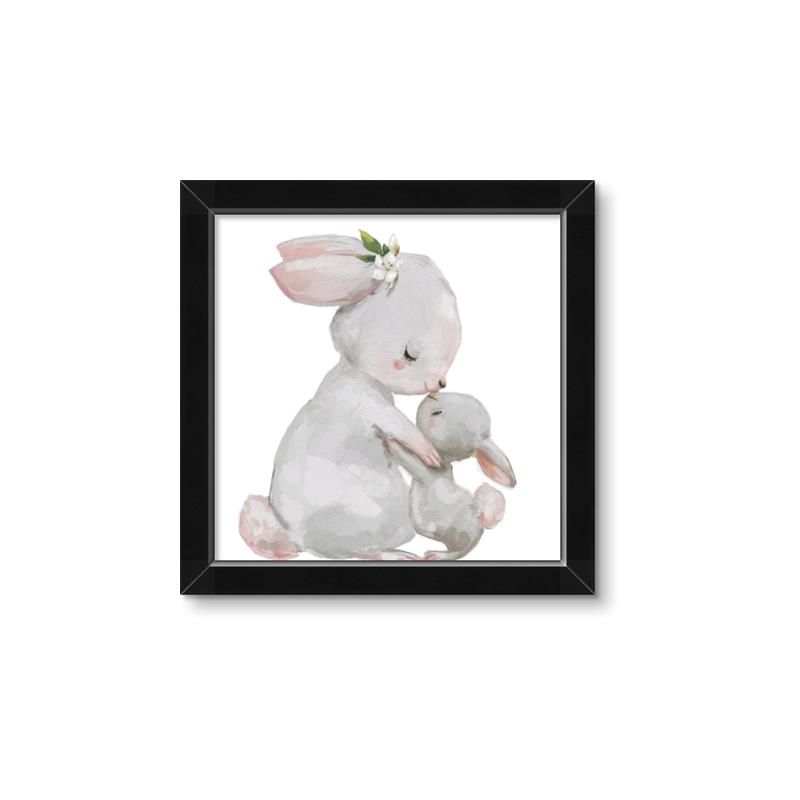 Picture of Baby Bunnies _GroupedProduct_Square_Mini_ _GroupedProduct_Square_Framed_Matted_