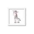 Picture of Baby Zebra  _GroupedProduct_Square_Mini_ _GroupedProduct_Square_Framed_Matted_