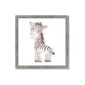 Picture of Baby Zebra  _GroupedProduct_Square_Mini_ _GroupedProduct_Square_Framed_Matted_