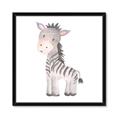 Picture of Baby Zebra  _GroupedProduct_Square_Mini_ _GroupedProduct_Square_Framed_Matted_