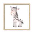 Picture of Baby Zebra  _GroupedProduct_Square_Mini_ _GroupedProduct_Square_Framed_Matted_