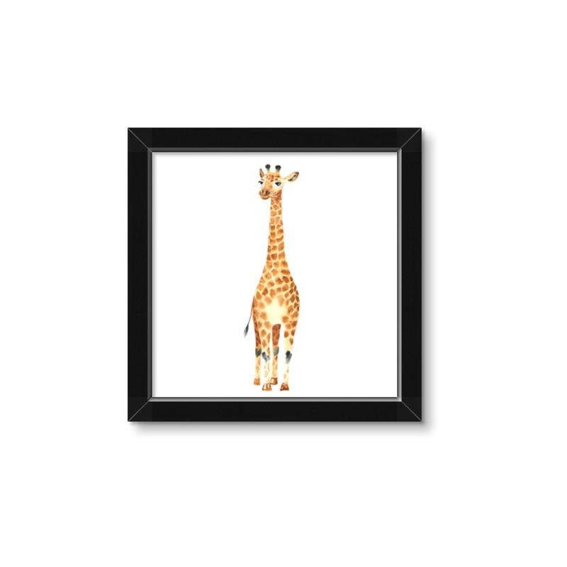 Picture of Standing Tall Giraffe _GroupedProduct_Square_Mini_ _GroupedProduct_Square_Framed_Matted_