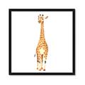 Picture of Standing Tall Giraffe _GroupedProduct_Square_Mini_ _GroupedProduct_Square_Framed_Matted_