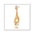 Picture of Standing Tall Giraffe _GroupedProduct_Square_Mini_ _GroupedProduct_Square_Framed_Matted_