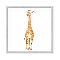 Picture of Standing Tall Giraffe _GroupedProduct_Square_Mini_ _GroupedProduct_Square_Framed_Matted_