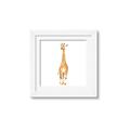 Picture of Standing Tall Giraffe _GroupedProduct_Square_Mini_ _GroupedProduct_Square_Framed_Matted_