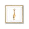 Picture of Standing Tall Giraffe _GroupedProduct_Square_Mini_ _GroupedProduct_Square_Framed_Matted_