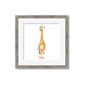 Picture of Standing Tall Giraffe _GroupedProduct_Square_Mini_ _GroupedProduct_Square_Framed_Matted_