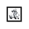 Picture of Mom and Baby Panda _GroupedProduct_Square_Mini_ _GroupedProduct_Square_Framed_Matted_