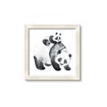 Picture of Mom and Baby Panda _GroupedProduct_Square_Mini_ _GroupedProduct_Square_Framed_Matted_
