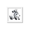 Picture of Mom and Baby Panda _GroupedProduct_Square_Mini_ _GroupedProduct_Square_Framed_Matted_