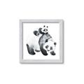 Picture of Mom and Baby Panda _GroupedProduct_Square_Mini_ _GroupedProduct_Square_Framed_Matted_