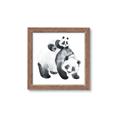 Picture of Mom and Baby Panda _GroupedProduct_Square_Mini_ _GroupedProduct_Square_Framed_Matted_