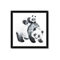 Picture of Mom and Baby Panda _GroupedProduct_Square_Mini_ _GroupedProduct_Square_Framed_Matted_