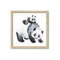 Picture of Mom and Baby Panda _GroupedProduct_Square_Mini_ _GroupedProduct_Square_Framed_Matted_