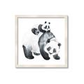 Picture of Mom and Baby Panda _GroupedProduct_Square_Mini_ _GroupedProduct_Square_Framed_Matted_