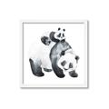 Picture of Mom and Baby Panda _GroupedProduct_Square_Mini_ _GroupedProduct_Square_Framed_Matted_