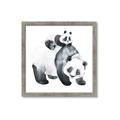 Picture of Mom and Baby Panda _GroupedProduct_Square_Mini_ _GroupedProduct_Square_Framed_Matted_