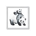 Picture of Mom and Baby Panda _GroupedProduct_Square_Mini_ _GroupedProduct_Square_Framed_Matted_