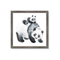 Picture of Mom and Baby Panda _GroupedProduct_Square_Mini_ _GroupedProduct_Square_Framed_Matted_